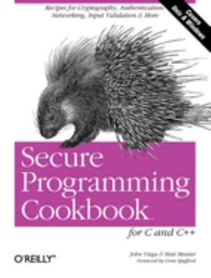 Secure Programming Cookbook for C and C++ Recipes for Cryptography Kindle Editon