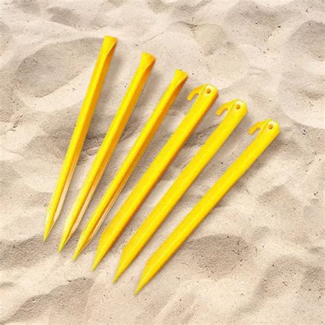 Secure Your Tent on Sandy Beaches with Indestructible Sand Pegs
