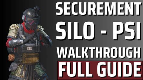 Securement Silo Psi: A Comprehensive Guide to Optimize Heavy Cargo Transportation