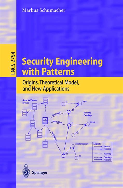 Security Engineering with Patterns Origins, Theoretical Models, and New Applications 1st Edition PDF