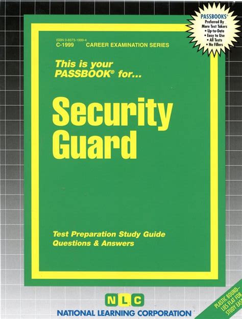 Security Guard Career Examination Series Kindle Editon