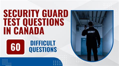 Security Guard Exam Canada Answers Reader