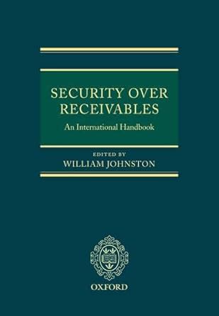 Security Over Receivables An International Handbook Kindle Editon