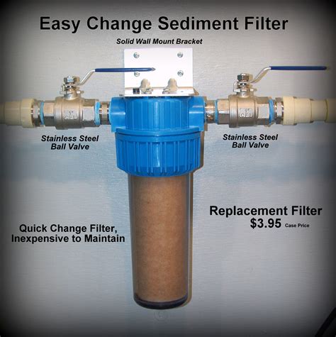 Sediment Filtration: