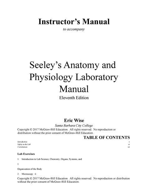 Seeleys Anatomy And Physiology Lab Answer Key Doc