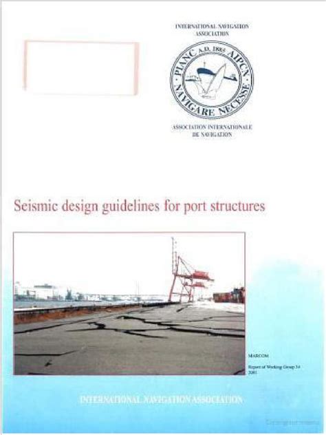 Seismic Design Guidelines For Port Structures Pianc Ebook Epub