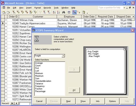 Select: Projects for Microsoft Access 97 Reader