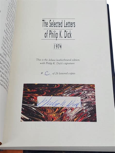 Selected Letters of Philip K Dick 1977-1979 Reader