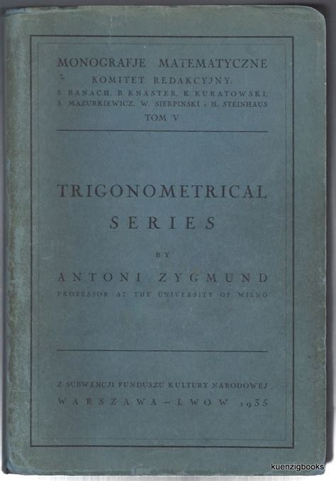 Selected Papers of Antoni Zygmund 3 Vols. 1st Edition Reader