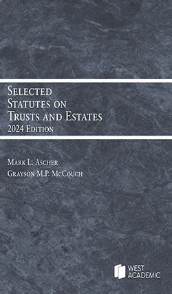 Selected Statutes on Trusts and Estates Kindle Editon