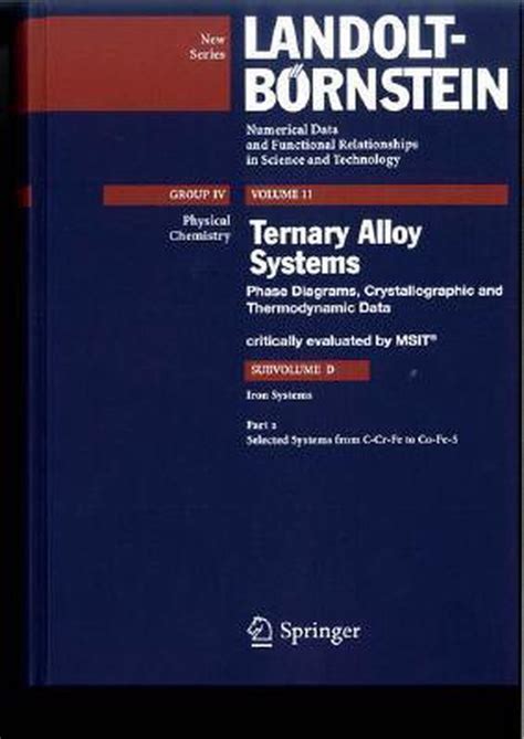 Selected Systems from C-Cr-Fe to Co-Fe-S 1st Edition Epub