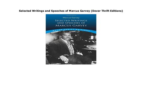 Selected Writings Speeches Marcus Editions Reader