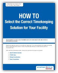 Selecting The Correct Timekeeping Solution For Your Facility Reader