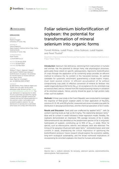 Selenaray: Unveiling the Transformative Potential of Selenium