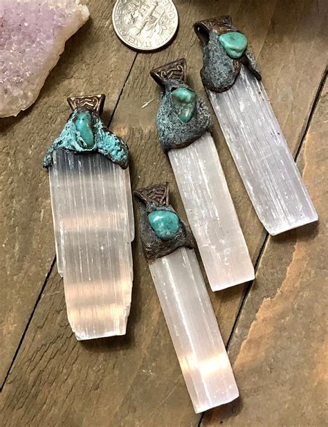 Selenite jewelry: