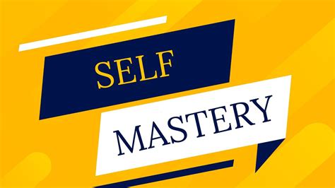 Self Mastery Kindle Editon