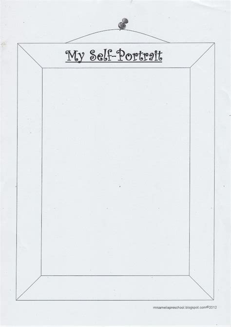 Self Portrait Template