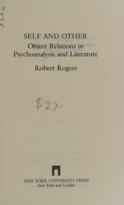 Self and Other Object Relations in Psychoanalysis and Literature Epub