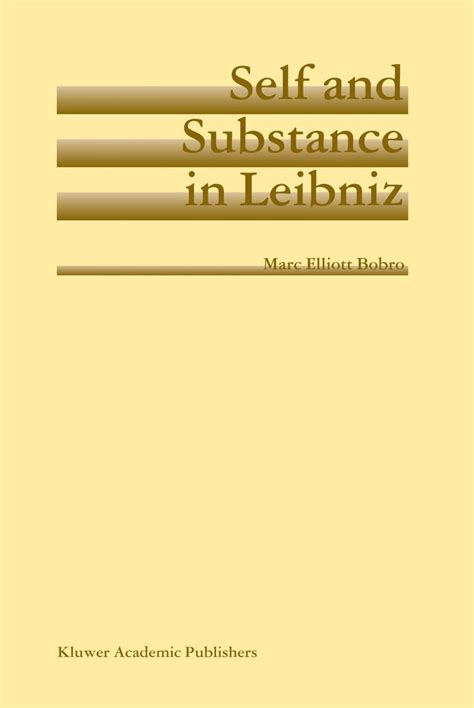 Self and Substance in Leibniz Reader