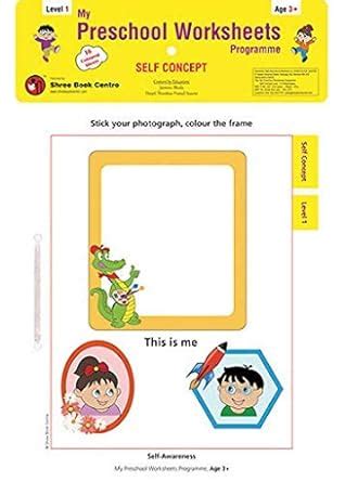 Self-Concept My Preschool Worksheets PDF