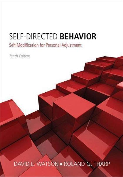 Self-Directed Behavior: Self-Modification for Personal Adjustment Ebook PDF