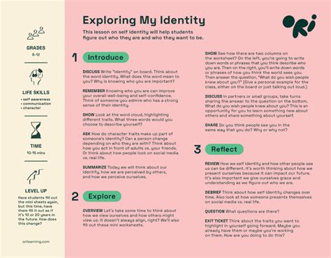 Self-Reflection and Identity Exploration: