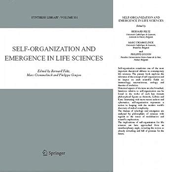 Self-organization and Emergence in Life Sciences Doc