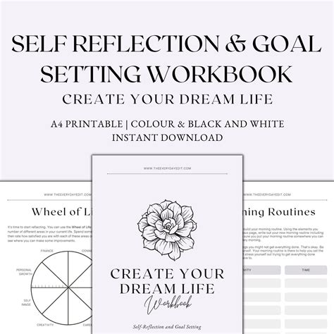 Self-reflection and goal setting: