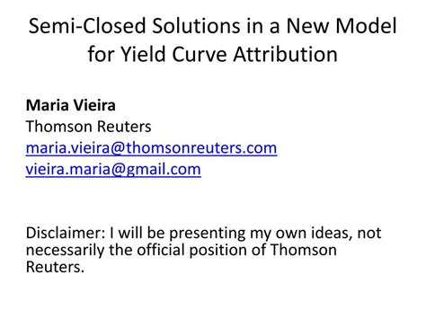 Semi Closed Solutions In A New Empirical Model For Yield Doc