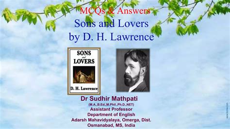 Semiotic Perspective on D.H. Lawrence's Sons and Lovers Reader