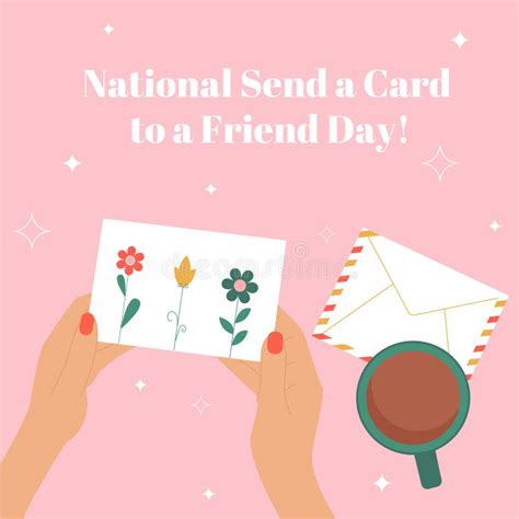 Send a card or letter to your friends.