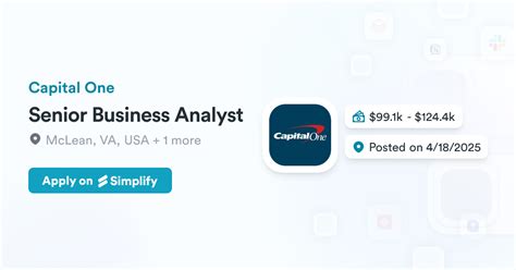 Senior Business Analyst at Capital One: A Comprehensive Overview