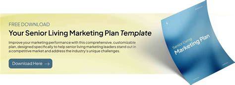Senior Living Marketing Plan Template