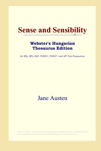 Sense and Sensibility Webster s Hungarian Thesaurus Edition Epub