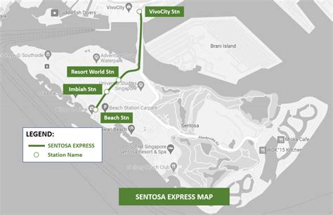 Sentosa Express Map: Your Guide to 11 Attractions You Can't Miss