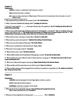 Separate Peace Study Guide Answers Doc