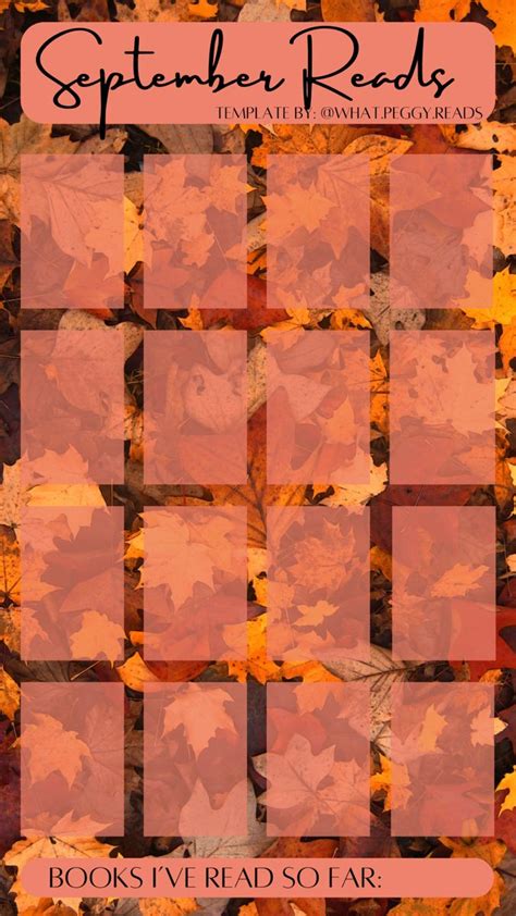 September Reads Template