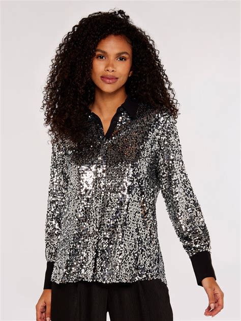 Sequin Button-Down Shirt: A Timeless Wardrobe Statement