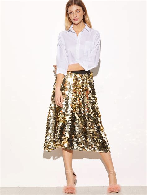 Sequined skirts