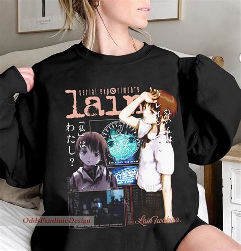 Serial Experiments Lain Shirt: A Cosmic Enigma Embroidered on Fabric