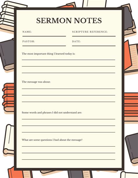 Sermon Notes (Cover 2) Kindle Editon