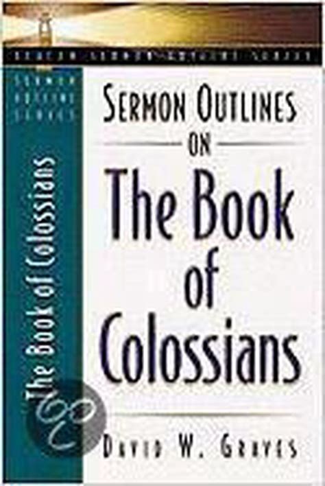 Sermon Outlines on the Book of Colossians Reader