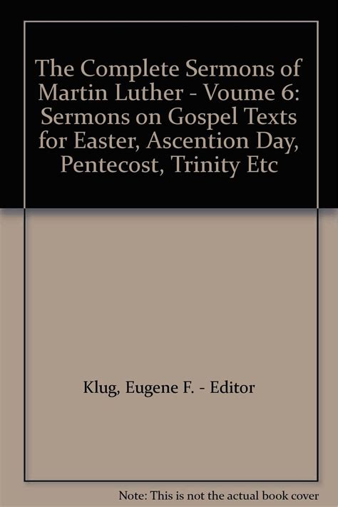 Sermons on Gospel Texts for Pentecost and the 1st-12th Sundays After Trinity The Complete Sermons of Martin Luther Volume 2 Doc