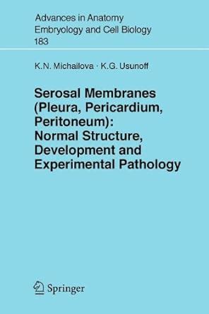 Serosal Membranes (Pleura Kindle Editon