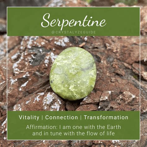 Serpentine Crystal: Uncover the Enigmatic Gemstone's Mystical Properties