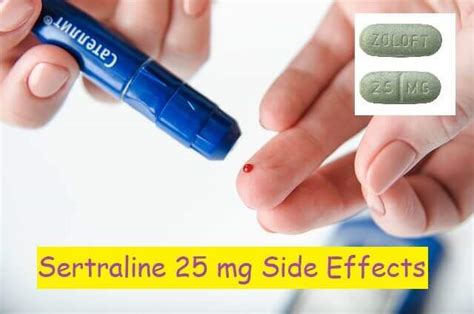 Sertraline 25 mg: Potential Side Effects to Watch For