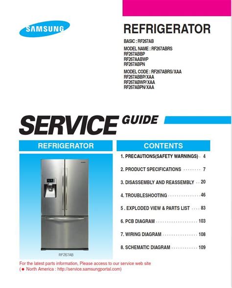 Service Manual Samsung Rf266 Ebook Epub