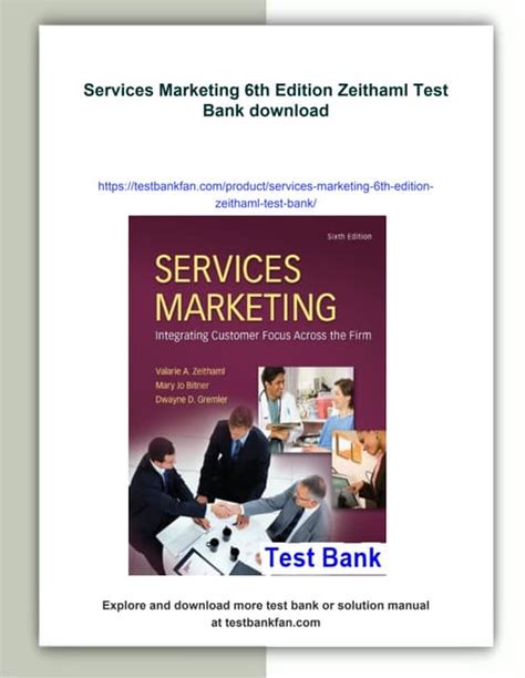 Services Marketing Zeithaml 6th Edition PDF Epub