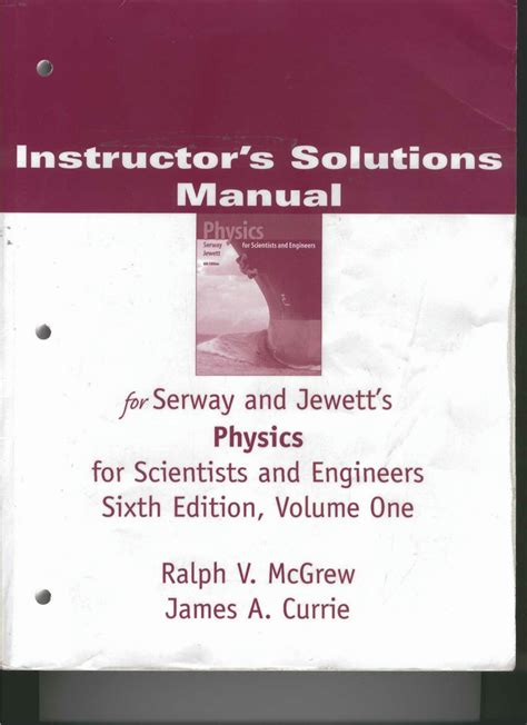 Serway And Jewett Solutions Manual Epub