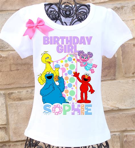 Sesame Street Birthday Shirts: A Timeless Way to Celebrate Your Child's Special Day